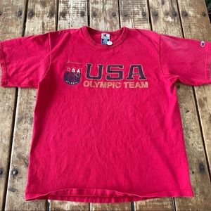 Vintage Champion USA Olympic Team Tee/ L